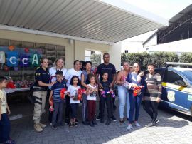 Campanha Solidária da CRDH da PRF-SP e SINPRF-SP doa ovos de Páscoa para crianças e adolescentes do TUCCA