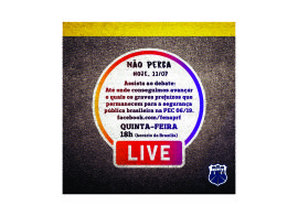 FenaPRF realiza Live sobre a PEC 06/19 nesta quinta-feira