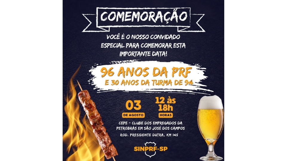 Comemoração dos 96 anos da PRF e dos 30 anos da Turma de 94