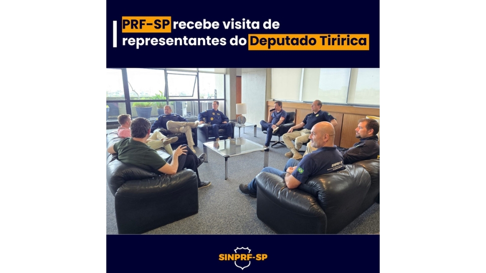 PRFS-SP recebe visita de representantes do Deputado Tiririca