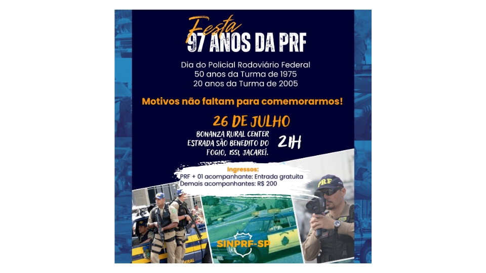 Uma Noite para Celebrar a História da PRF!