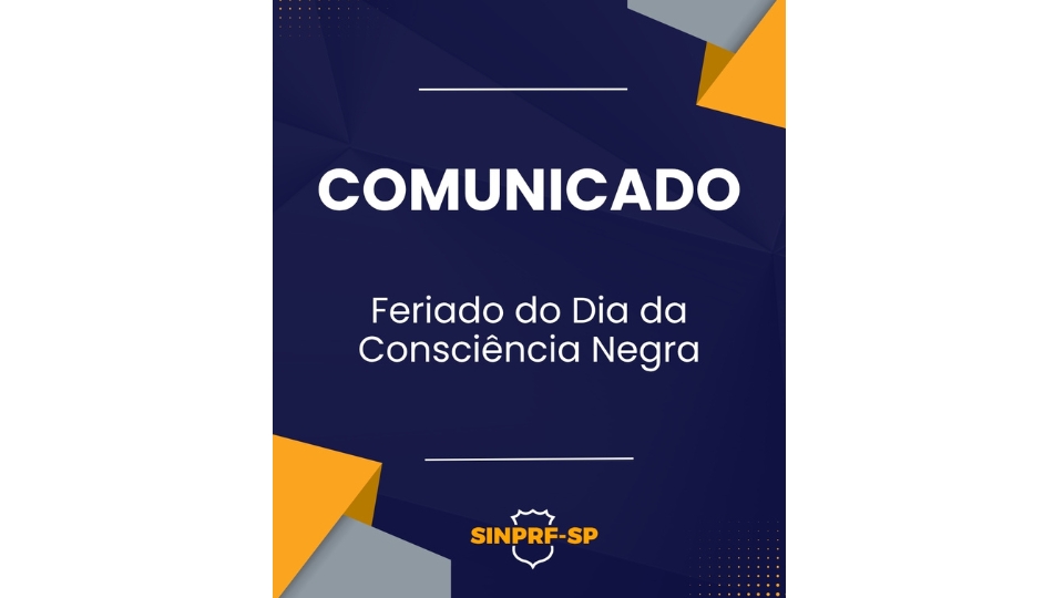 Comunicado – Feriado do Dia da Consciência Negra