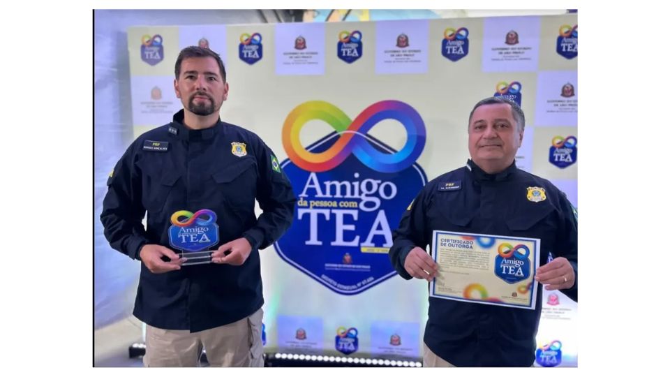 PRF-SP recebe Selo Amigo da Pessoa com TEA